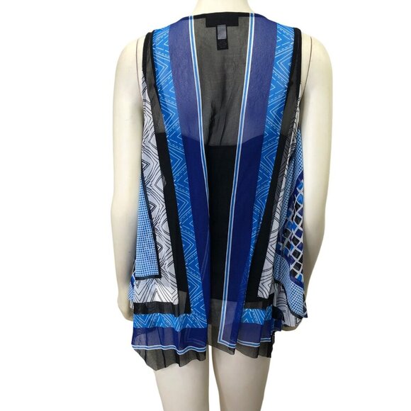 INC INTERNATIONAL CONCEPT LACE flowy TOP LG NEW WITHOUT TAG - Picture 5 of 7